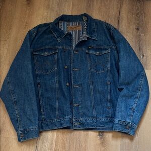 Wrangler Authentic Western Blue Denim Jacket XXL
